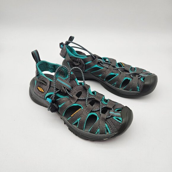 Keen Closed Toe Hiking Water Sport Sandals Gray Blue Womens 6 - Picture 3 of 8